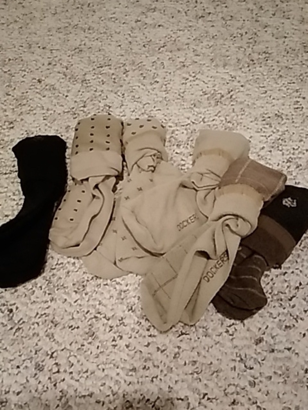 Mixed Neutral Sock Bundle - Beige, Black, Brown